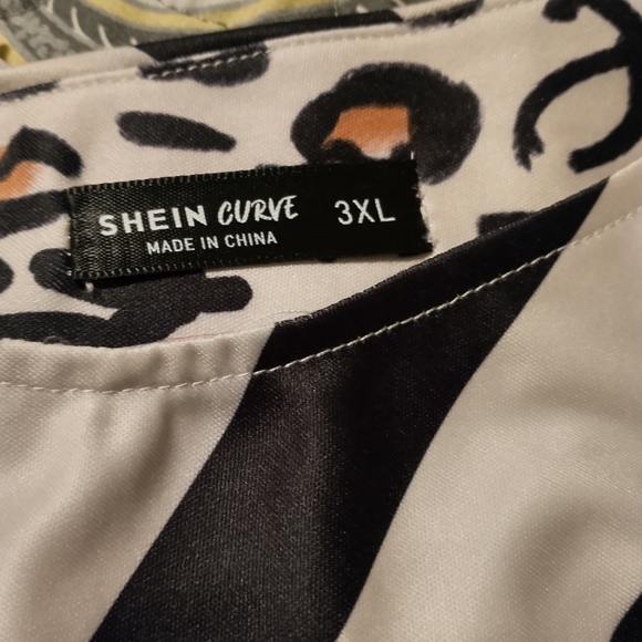 Shein Curve Striped/Animal Print Maxi Dress - Picture 11 of 11